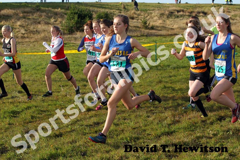 Green start, 2012 Start Fitness North East Harrier League, Cramington.